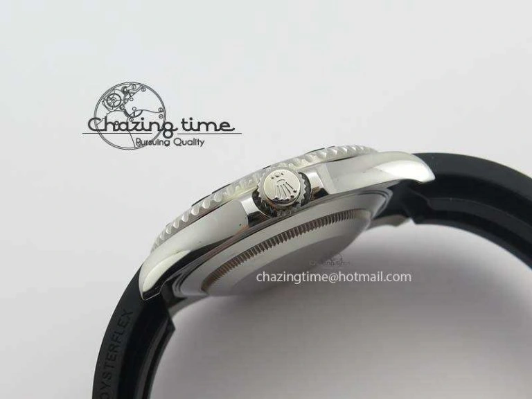 Yacht-Master 116655 SS JF Best Edition Ceramic Bezel On Rubber Strap SA3135