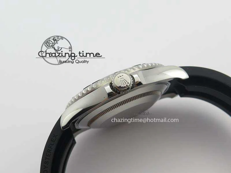 Yacht-Master 116655 SS JF Best Edition Ceramic Bezel On Rubber Strap SA3135