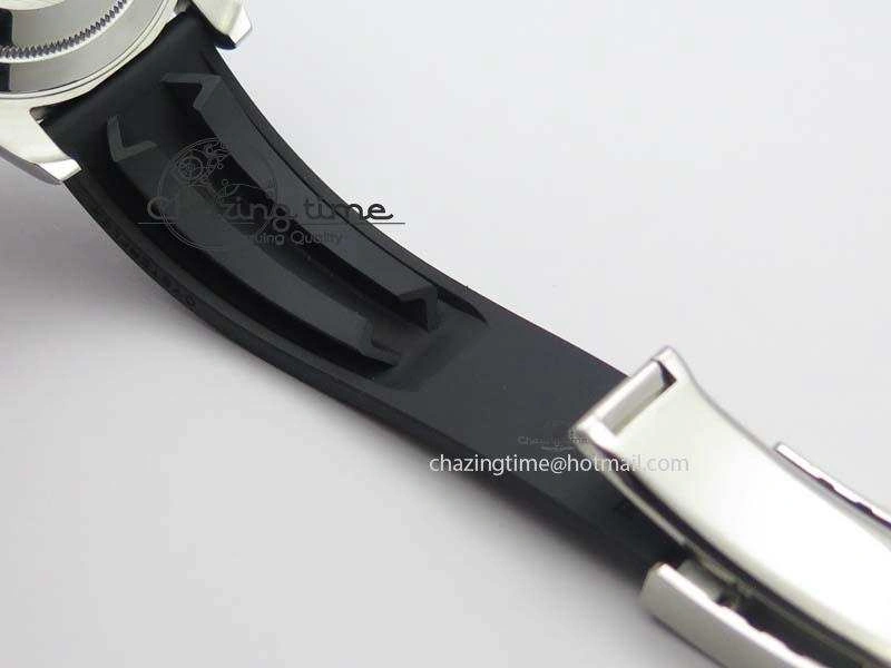 Yacht-Master 116655 SS JF Best Edition Ceramic Bezel On Rubber Strap SA3135