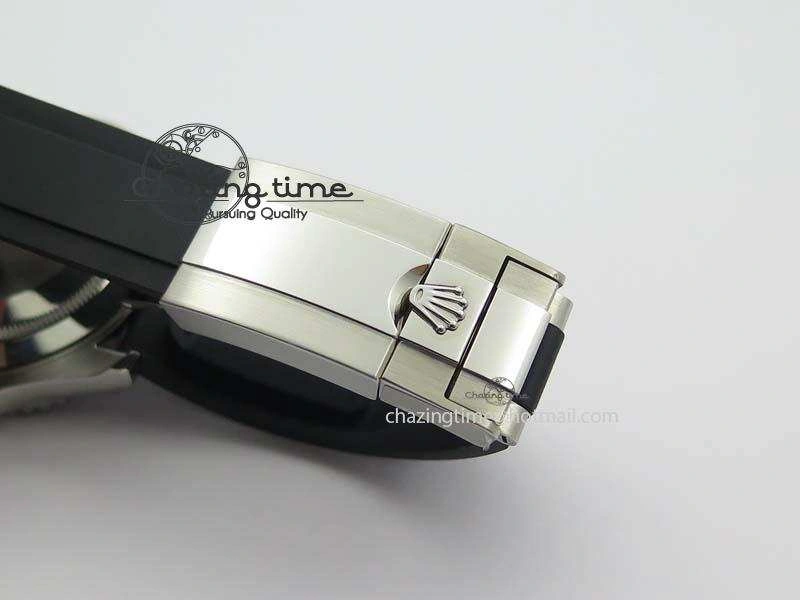 Yacht-Master 116655 SS JF Best Edition Ceramic Bezel On Rubber Strap SA3135