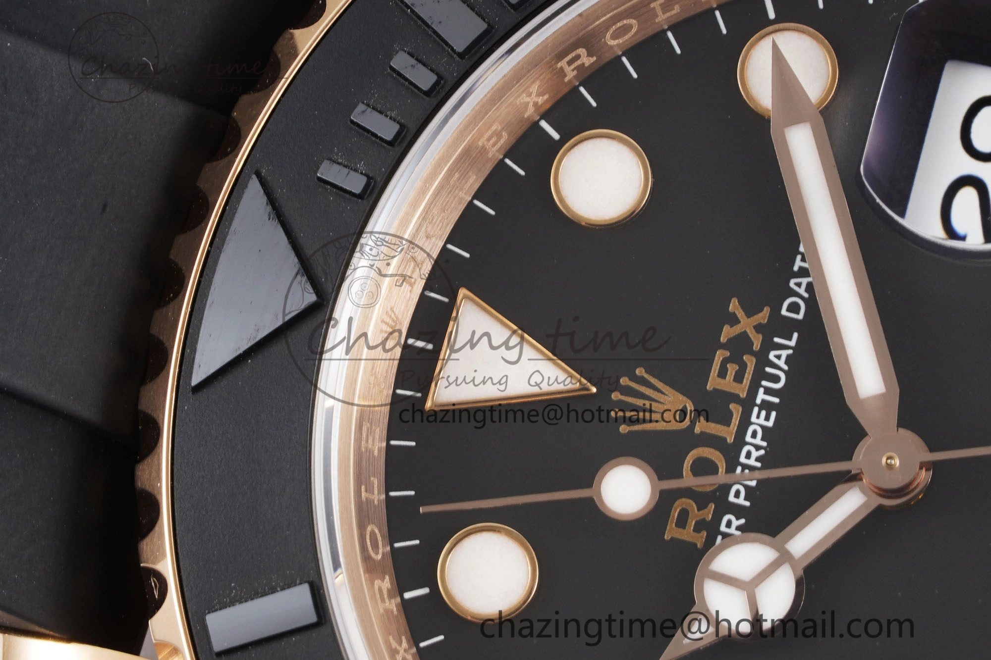 Yacht-Master 116655 VSF 1:1 Best Edition Black Ceramic Bezel on Oysterflex Rubber Strap VS3135