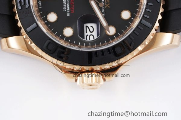 Yacht-Master 116655 VSF 1:1 Best Edition Black Ceramic Bezel on Oysterflex Rubber Strap VS3135