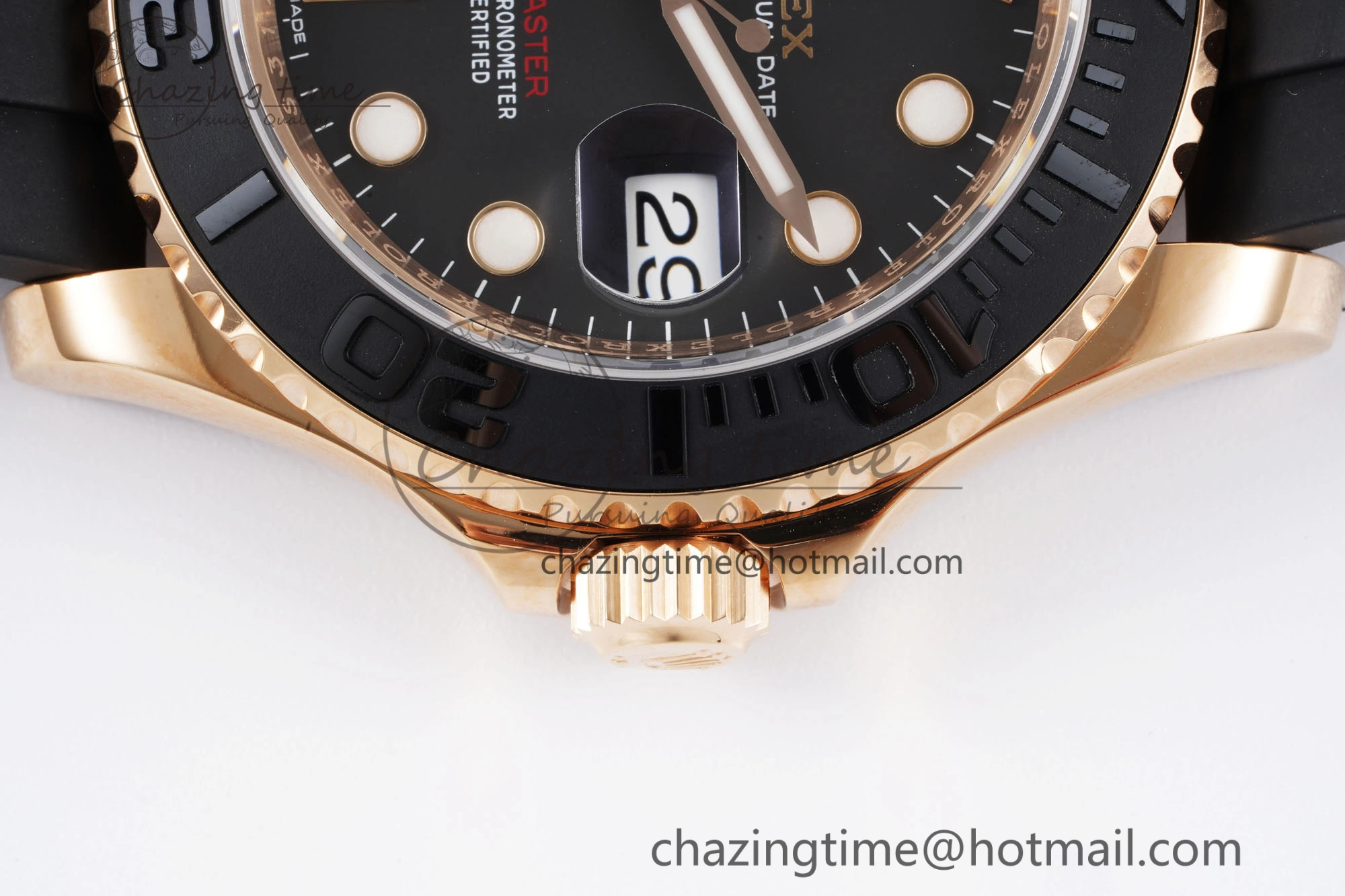 Yacht-Master 116655 VSF 1:1 Best Edition Black Ceramic Bezel on Oysterflex Rubber Strap VS3135