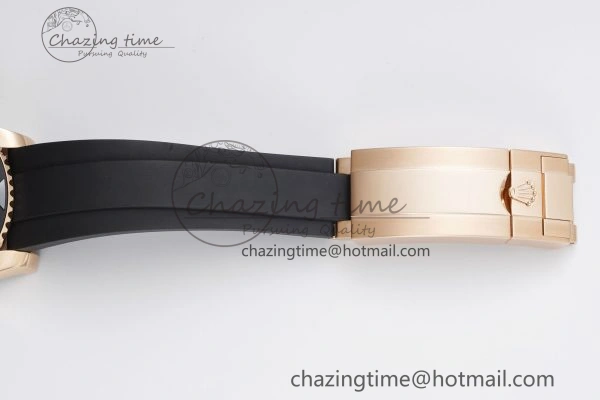 Yacht-Master 116655 VSF 1:1 Best Edition Black Ceramic Bezel on Oysterflex Rubber Strap VS3135