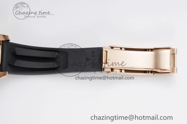 Yacht-Master 116655 VSF 1:1 Best Edition Black Ceramic Bezel on Oysterflex Rubber Strap VS3135