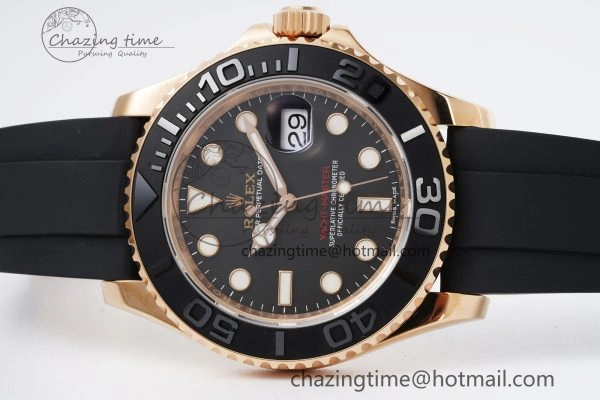 Yacht-Master 116655 VSF 1:1 Best Edition Black Ceramic Bezel on Oysterflex Rubber Strap VS3135