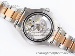 Yacht-Master 126621 SS RG 904L Steel VSF 1:1 Best Edition Black Dial on SS RG Bracelet VS3235