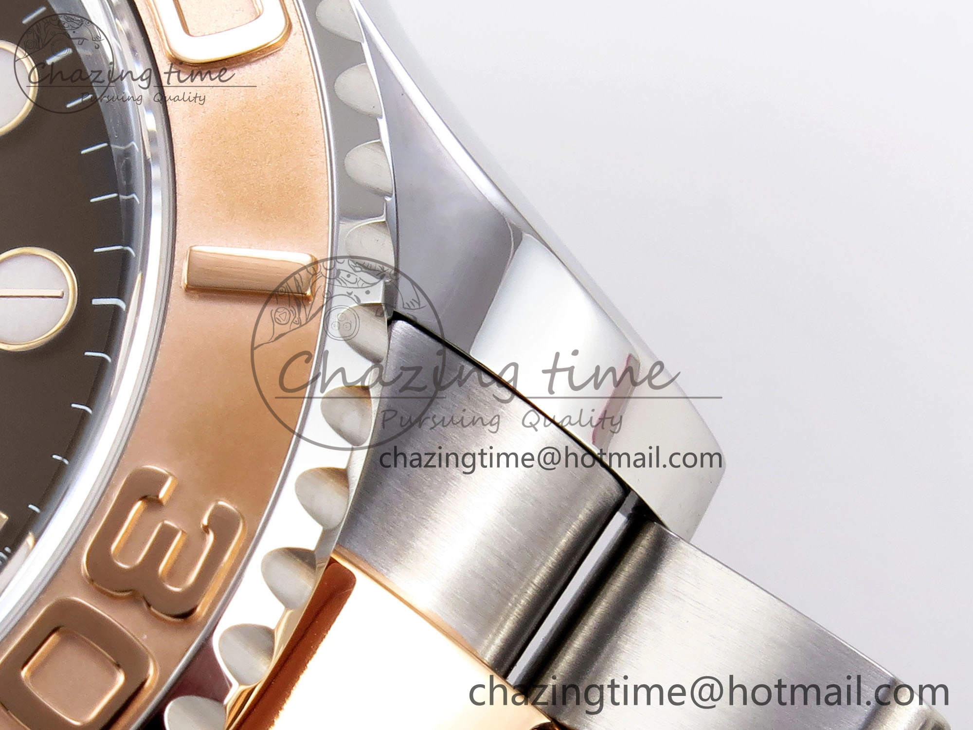 Yacht-Master 126621 SS RG 904L Steel VSF 1:1 Best Edition Brown Dial on SS RG Bracelet VS3235