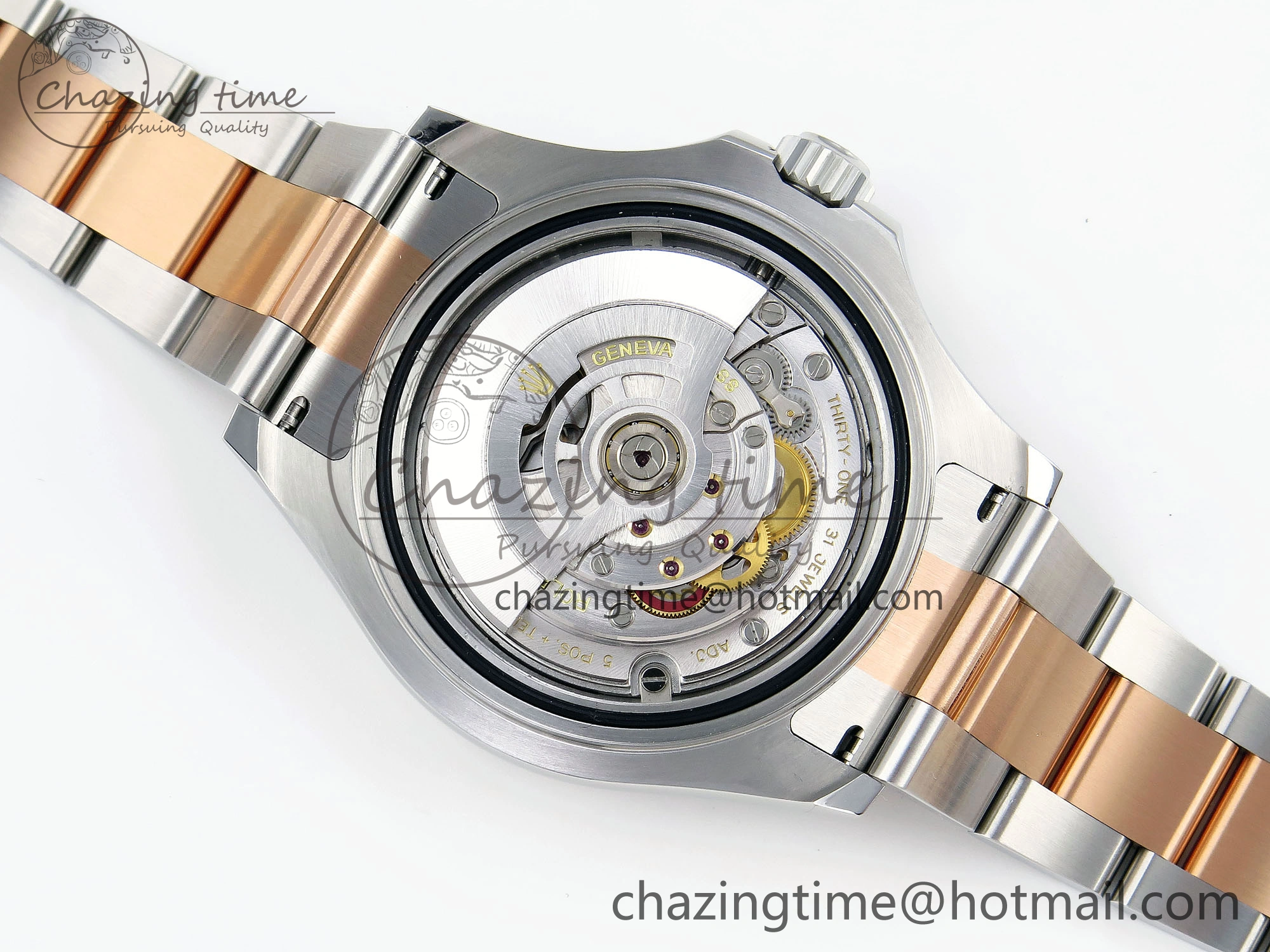 Yacht-Master 126621 SS RG 904L Steel VSF 1:1 Best Edition Brown Dial on SS RG Bracelet VS3235