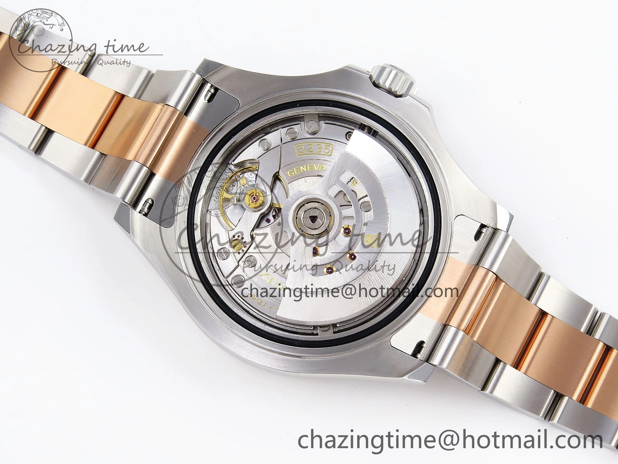 Yacht-Master 126621 SS RG 904L Steel VSF 1:1 Best Edition Brown Dial on SS RG Bracelet VS3235