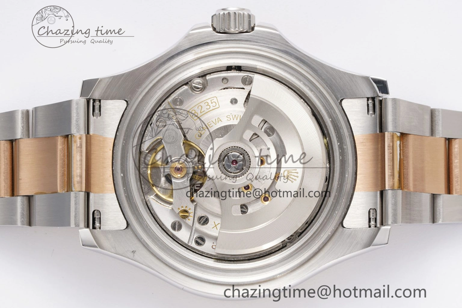 Yacht-Master 126621 SS RG APSF Best Edition Brown Dial on SS RG Bracelet A3235