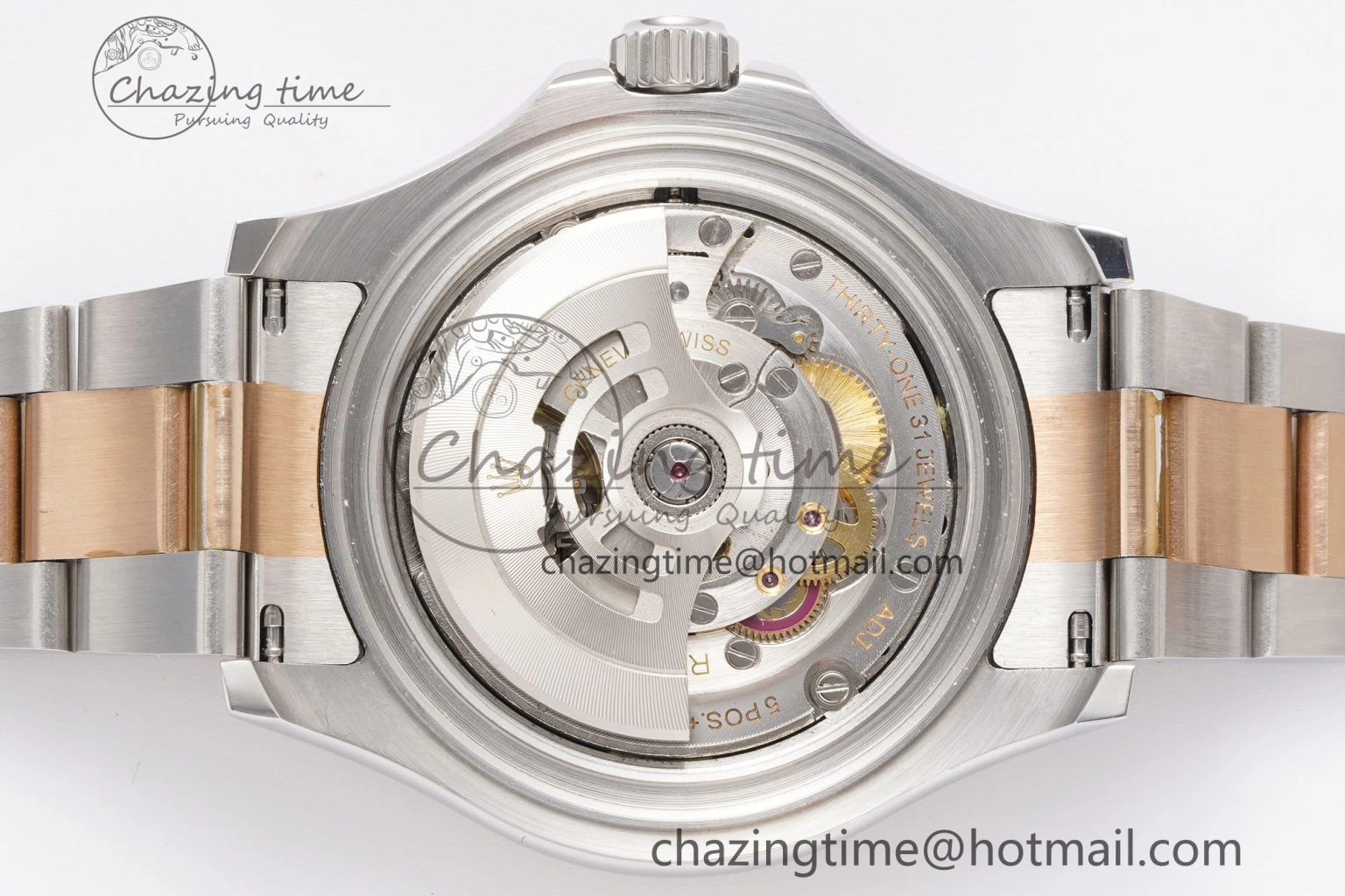 Yacht-Master 126621 SS RG APSF Best Edition Brown Dial on SS RG Bracelet A3235
