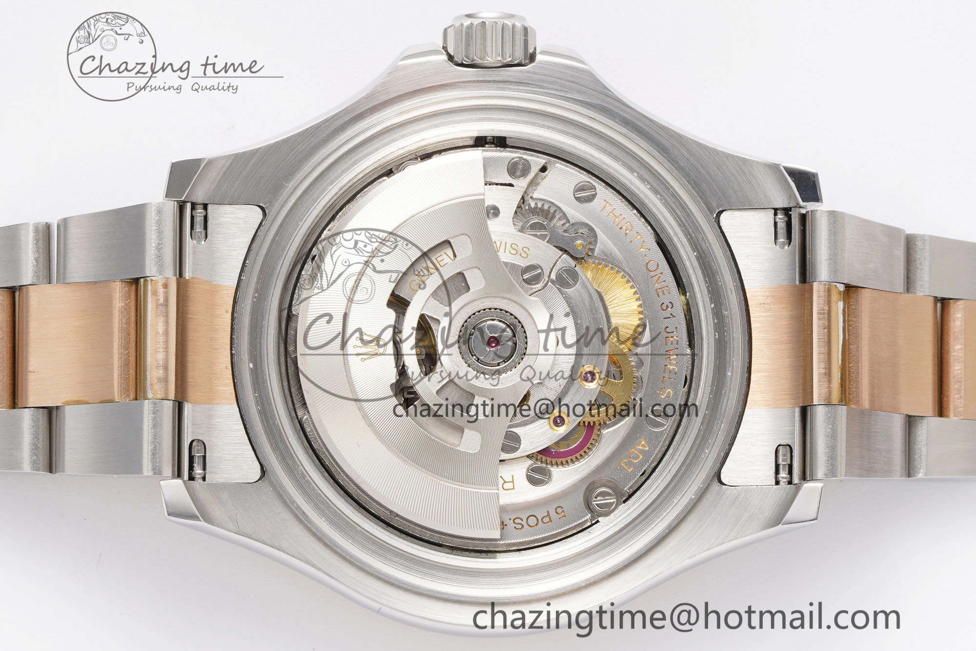 Yacht-Master 126621 SS RG APSF Best Edition Brown Dial on SS RG Bracelet A3235