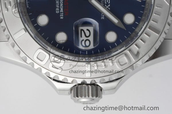 Yacht-Master 126622 Clean 1:1 Best Edition 904L Steel Blue Dial on SS Bracelet VR3235