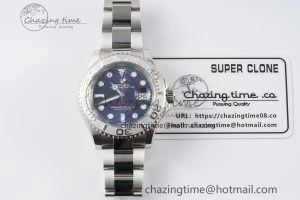 Yacht-Master 126622 Clean 1:1 Best Edition 904L Steel Blue Dial on SS Bracelet VR3235