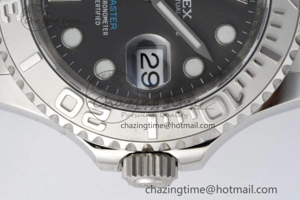 Yacht-Master 126622 Clean 1:1 Best Edition 904L Steel Gray Dial on SS Bracelet VR3235