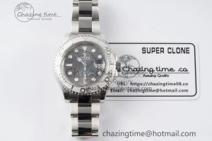 Yacht-Master 126622 Clean 1:1 Best Edition 904L Steel Gray Dial on SS Bracelet VR3235