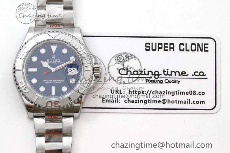 Yacht-Master 126622 EWF 1:1 Best Edition Blue Dial on SS Bracelet A3235