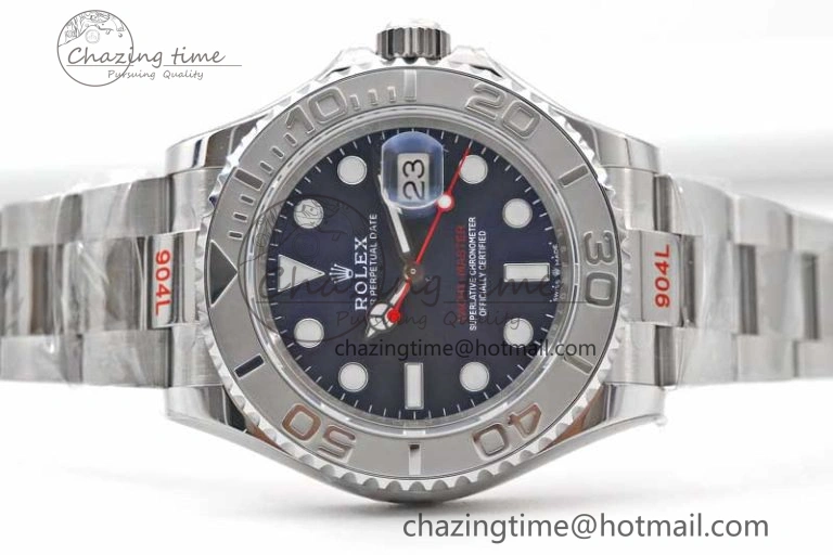 Yacht-Master 126622 EWF 1:1 Best Edition Blue Dial on SS Bracelet A3235