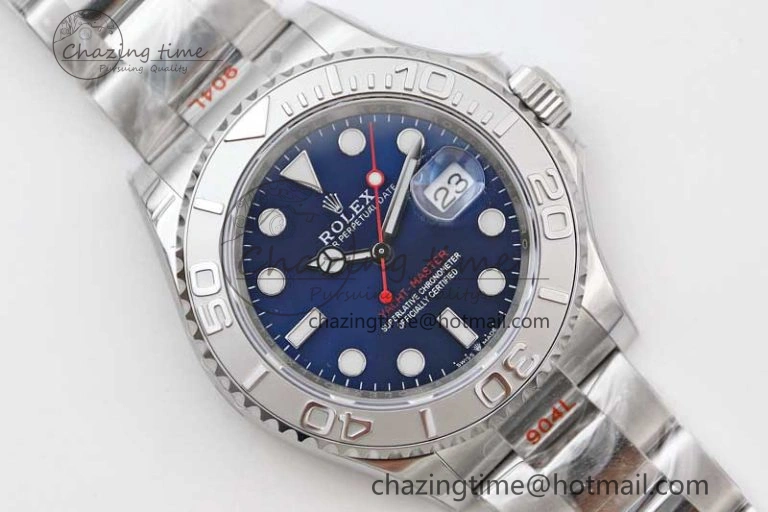 Yacht-Master 126622 EWF 1:1 Best Edition Blue Dial on SS Bracelet A3235