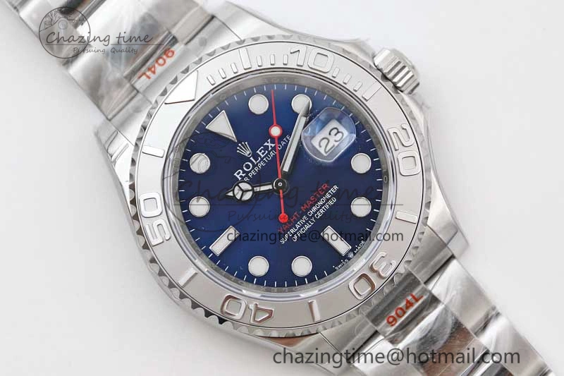Yacht-Master 126622 EWF 1:1 Best Edition Blue Dial on SS Bracelet A3235