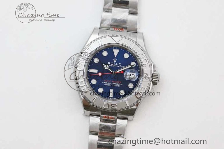Yacht-Master 126622 EWF 1:1 Best Edition Blue Dial on SS Bracelet A3235