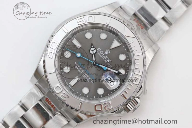 Yacht-Master 126622 EWF 1:1 Best Edition Gray Dial on SS Bracelet A3235