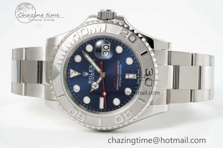 Yacht-Master 126622 GSF 1:1 Best Edition Blue Dial on SS Bracelet A2836