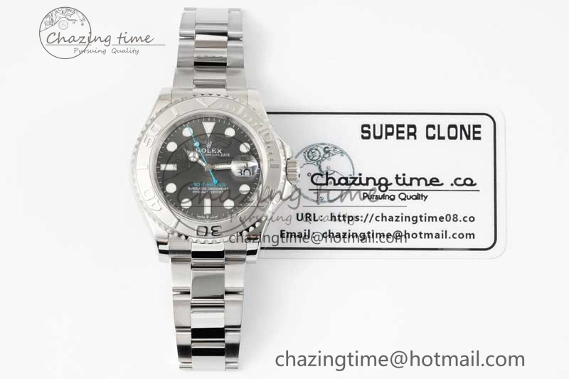 Yacht-Master 126622 GSF 1:1 Best Edition Gray Dial on SS Bracelet A2836