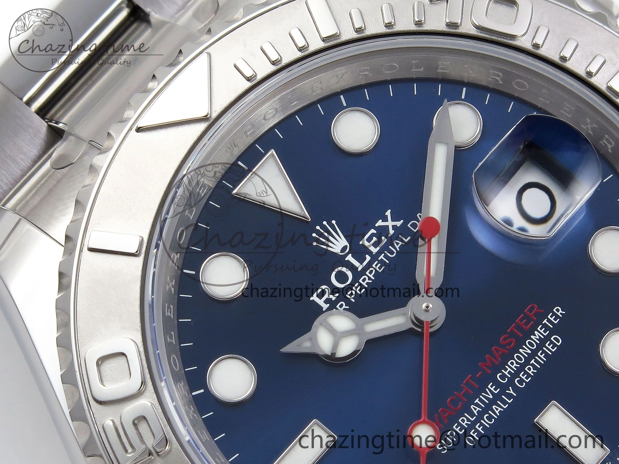 Yacht-Master 126622 HGF 904L Steel 1:1 Best Edition Blue Dial on SS Bracelet VR3235