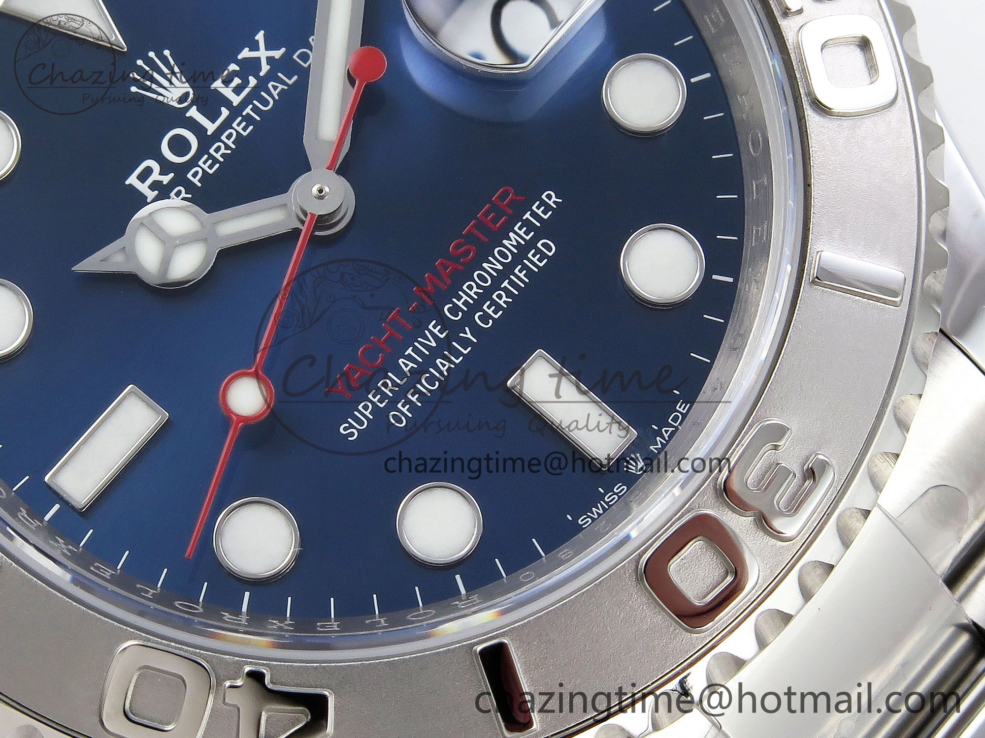 Yacht-Master 126622 HGF 904L Steel 1:1 Best Edition Blue Dial on SS Bracelet VR3235