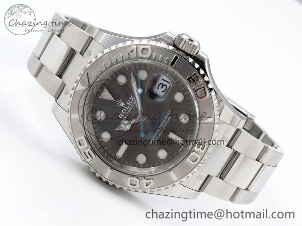 Yacht-Master 126622 HGF 904L Steel 1:1 Best Edition Gray Dial on SS Bracelet VR3235