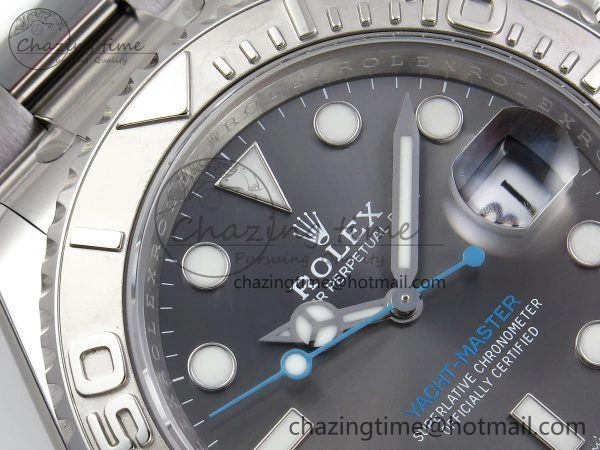 Yacht-Master 126622 HGF 904L Steel 1:1 Best Edition Gray Dial on SS Bracelet VR3235