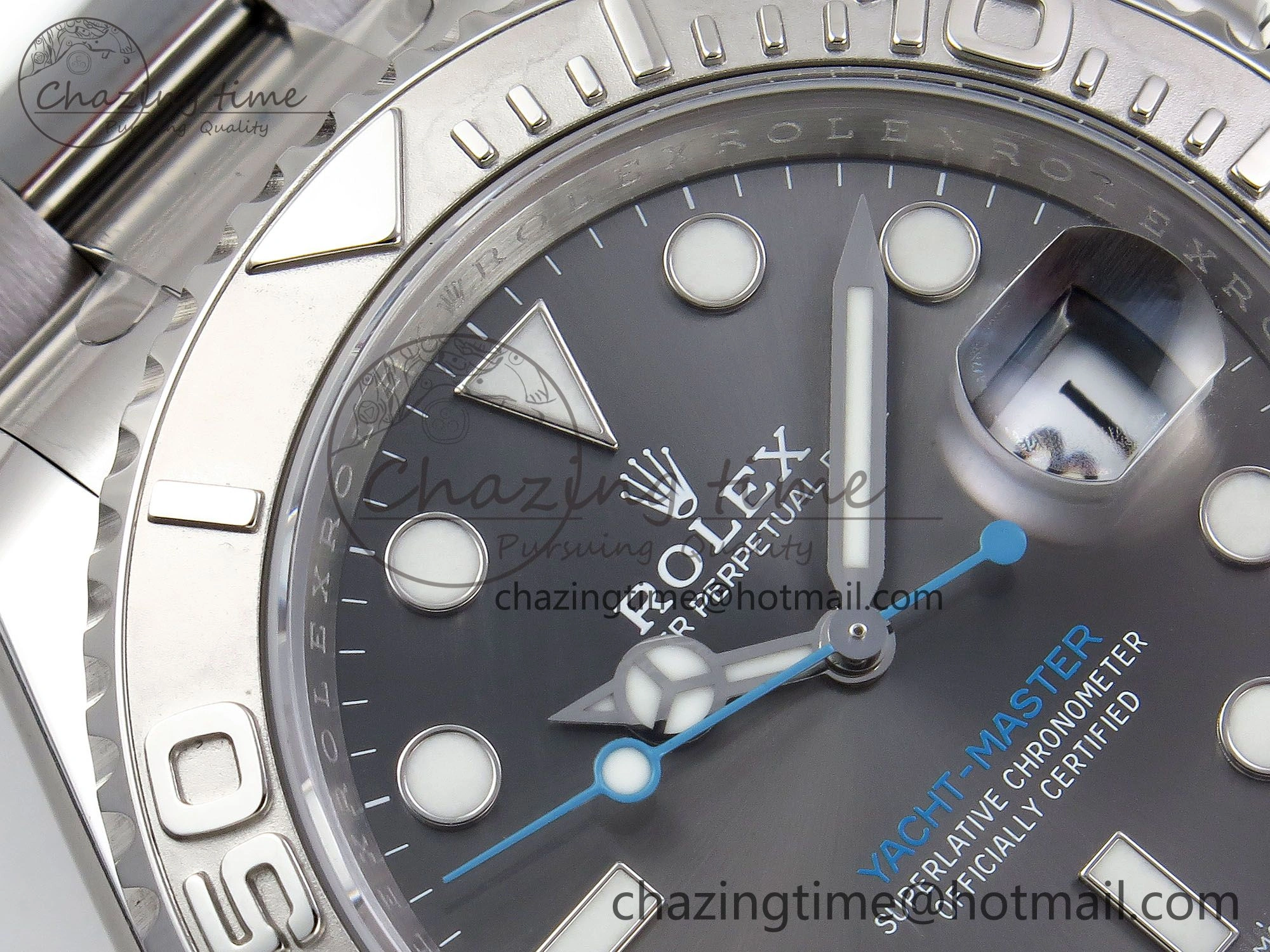 Yacht-Master 126622 HGF 904L Steel 1:1 Best Edition Gray Dial on SS Bracelet VR3235