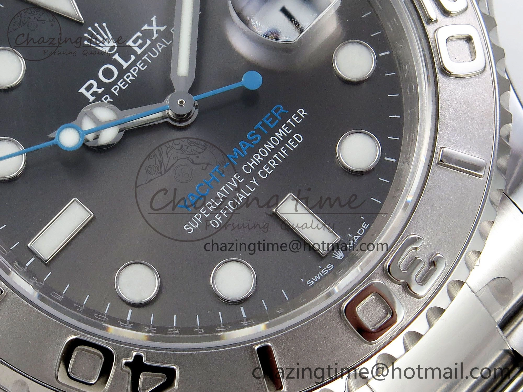 Yacht-Master 126622 HGF 904L Steel 1:1 Best Edition Gray Dial on SS Bracelet VR3235