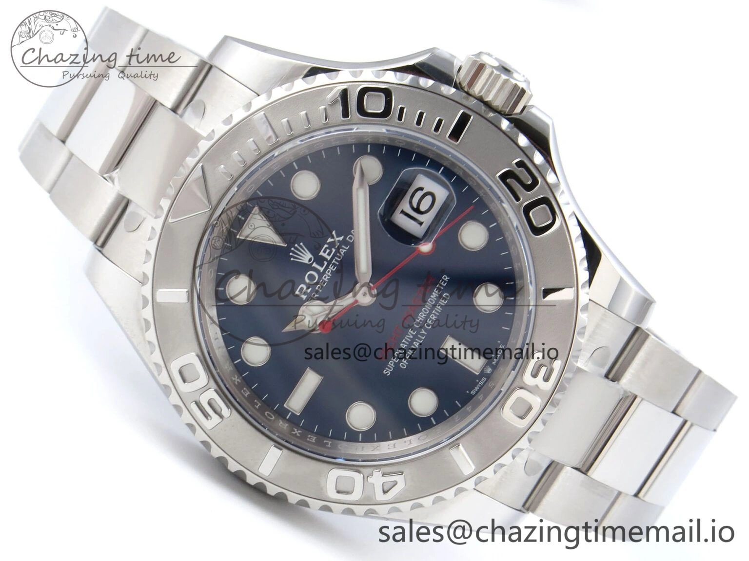 Yacht-Master 126622 QF+ 1:1 Best Edition Blue Dial on SS Bracelet VR3235