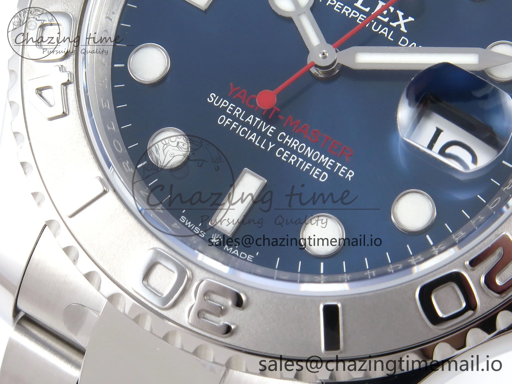 Yacht-Master 126622 QF+ 1:1 Best Edition Blue Dial on SS Bracelet VR3235
