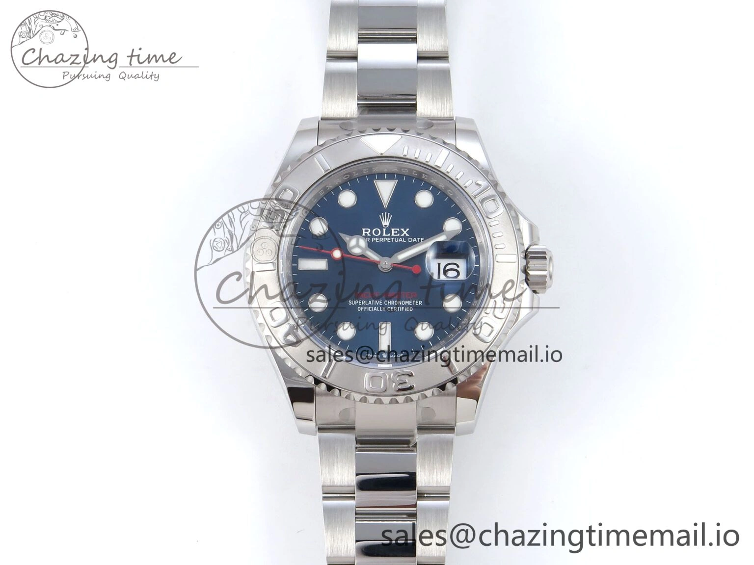 Yacht-Master 126622 QF+ 1:1 Best Edition Blue Dial on SS Bracelet VR3235