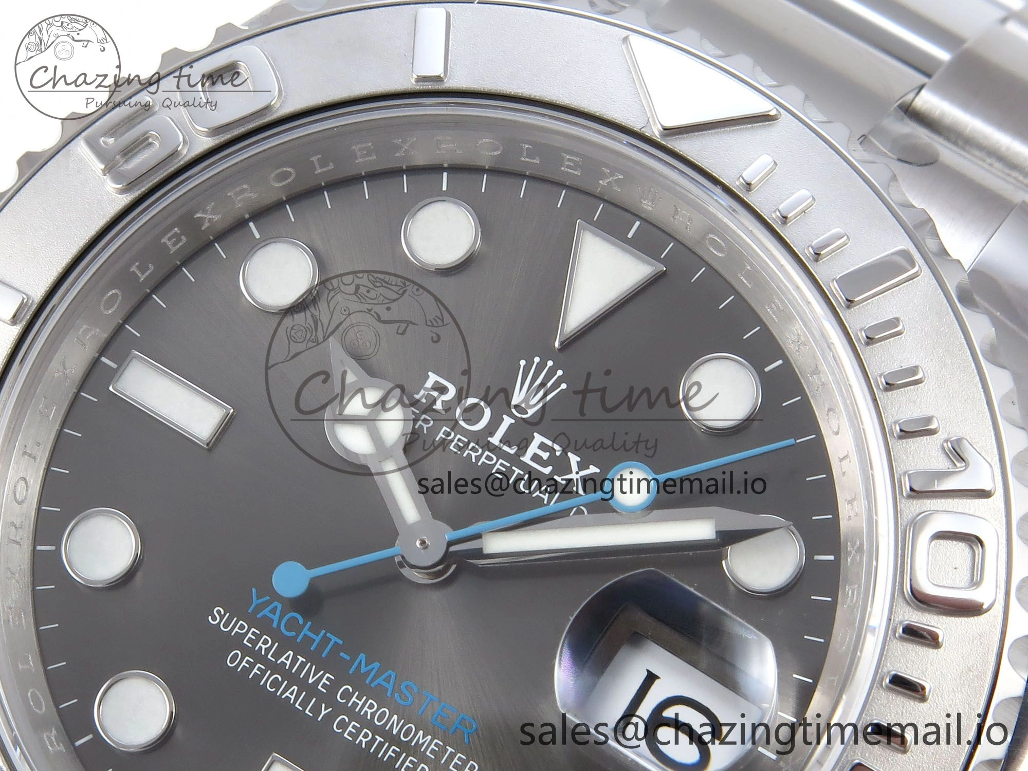 Yacht-Master 126622 QF+ 1:1 Best Edition Gray Dial on SS Bracelet VR3235