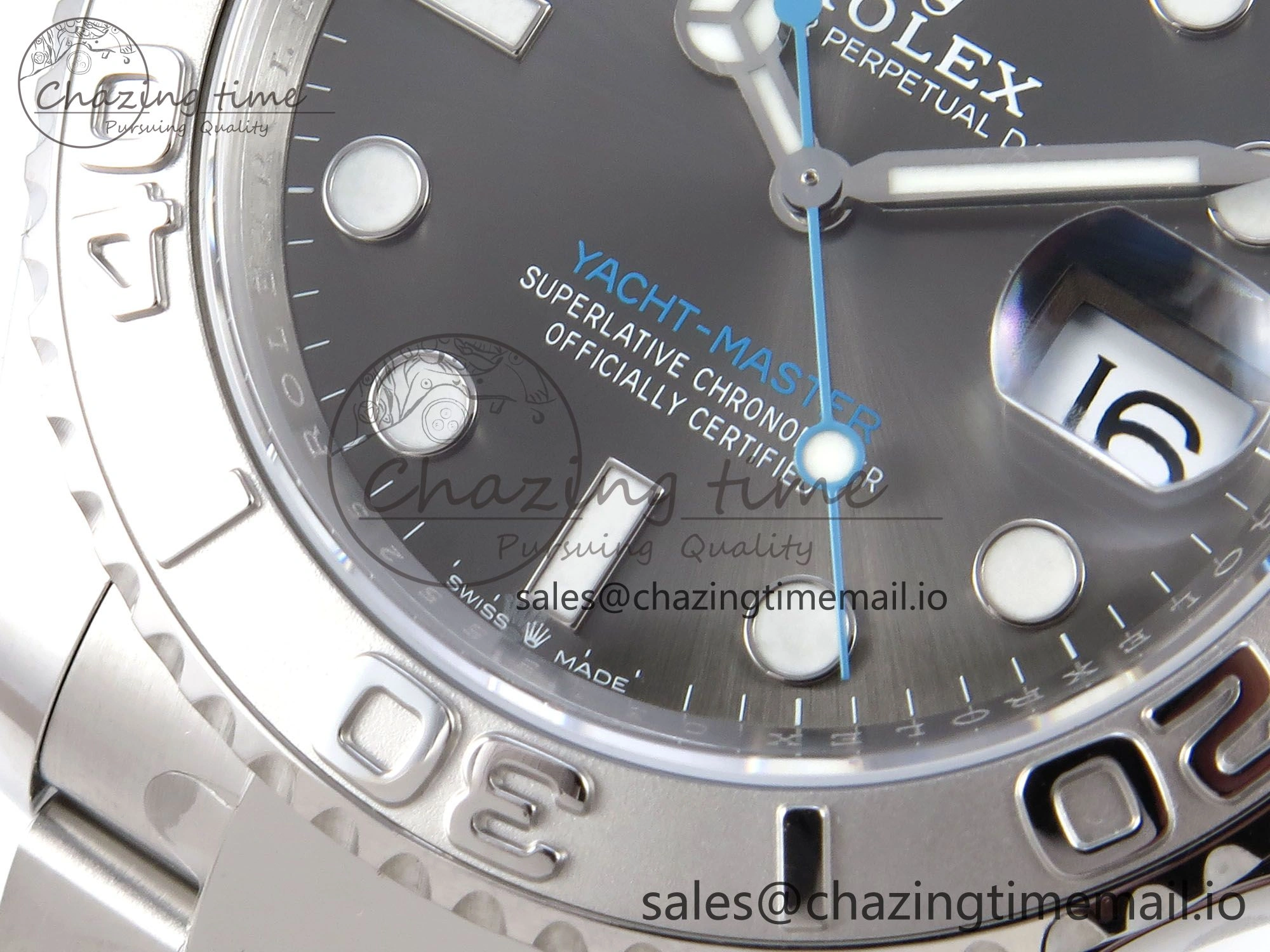 Yacht-Master 126622 QF+ 1:1 Best Edition Gray Dial on SS Bracelet VR3235