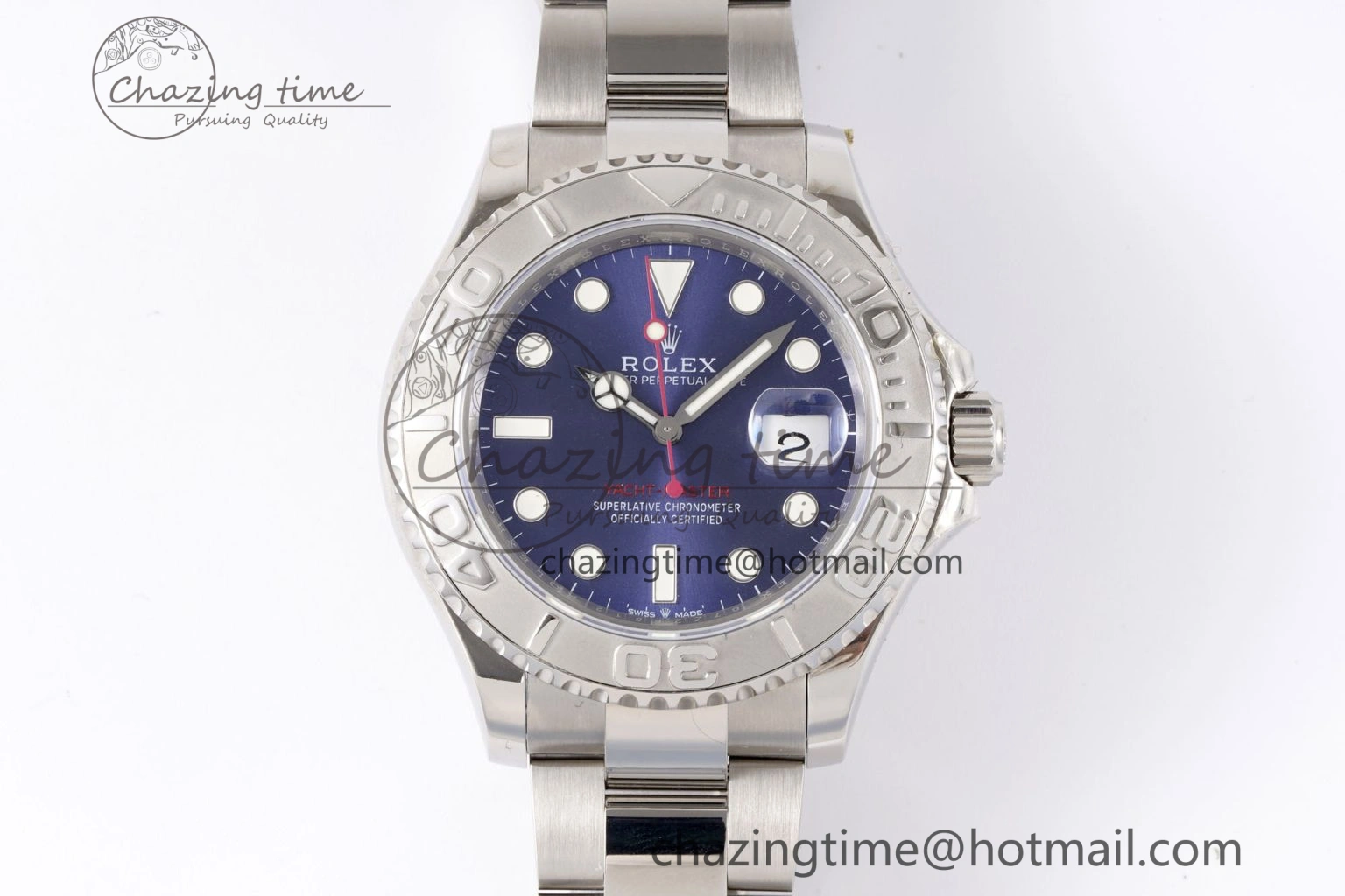 Yacht-Master 126622 SS APSF Best Edition Blue Dial on SS Bracelet A3235