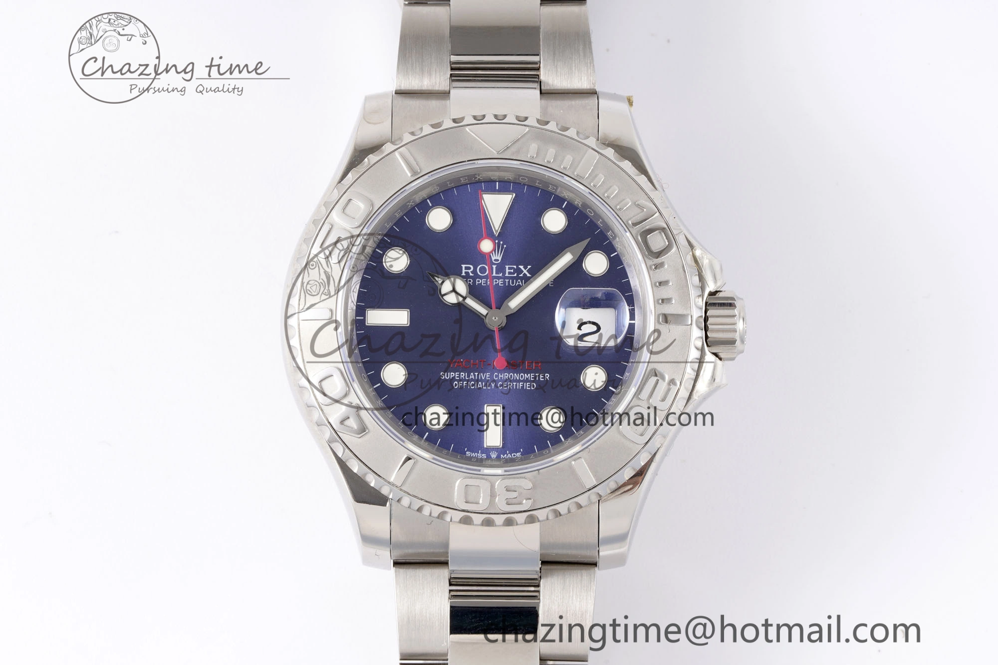 Yacht-Master 126622 SS APSF Best Edition Blue Dial on SS Bracelet A3235