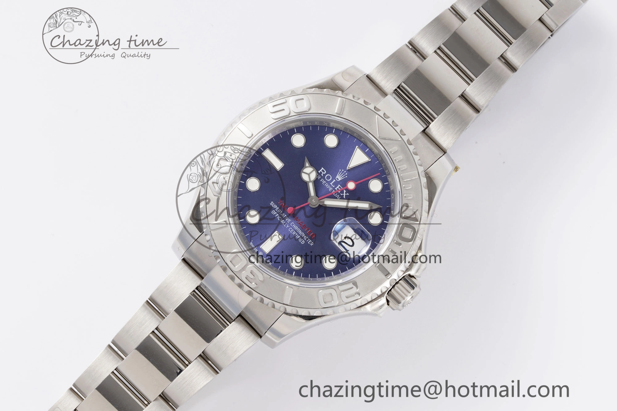 Yacht-Master 126622 SS APSF Best Edition Blue Dial on SS Bracelet A3235