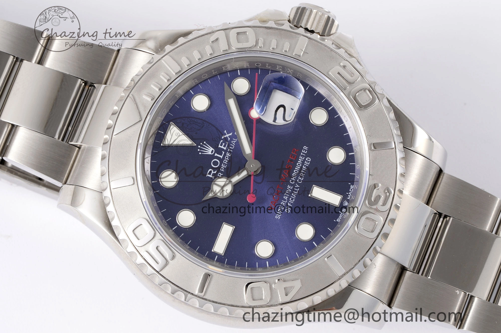 Yacht-Master 126622 SS APSF Best Edition Blue Dial on SS Bracelet A3235