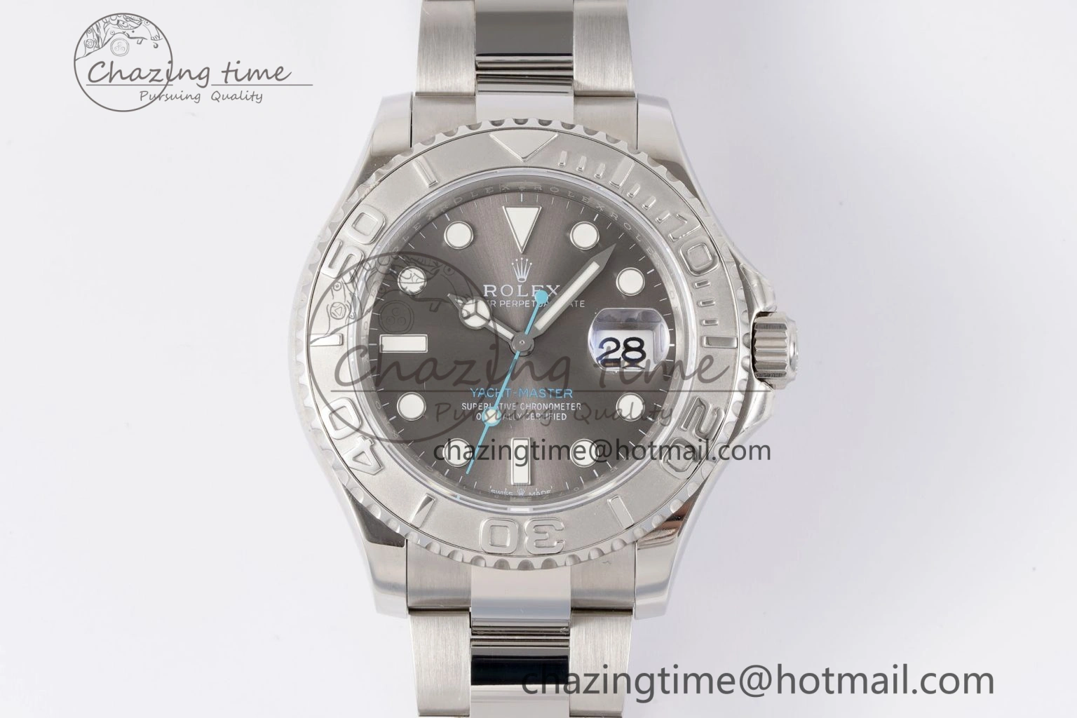 Yacht-Master 126622 SS APSF Best Edition Gray Dial on SS Bracelet A3235