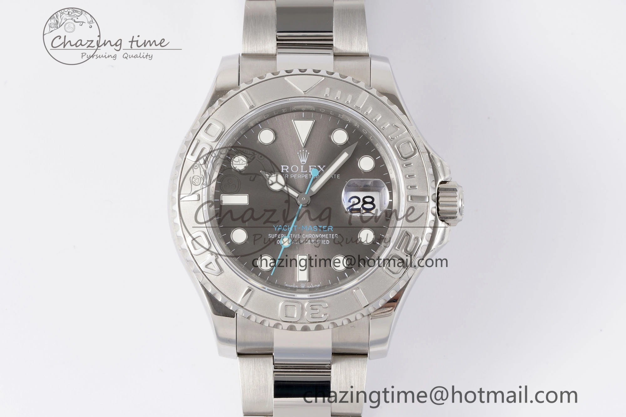 Yacht-Master 126622 SS APSF Best Edition Gray Dial on SS Bracelet A3235