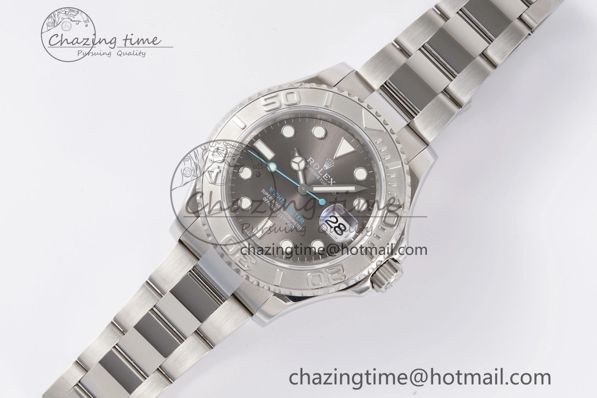 Yacht-Master 126622 SS APSF Best Edition Gray Dial on SS Bracelet A3235