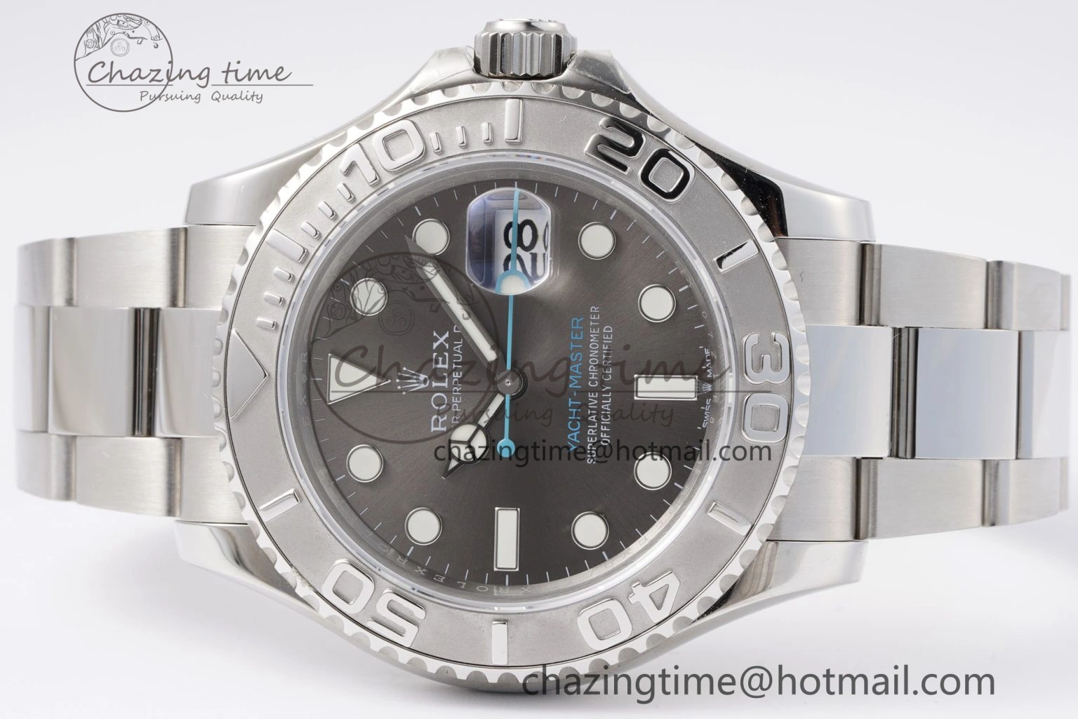 Yacht-Master 126622 SS APSF Best Edition Gray Dial on SS Bracelet A3235