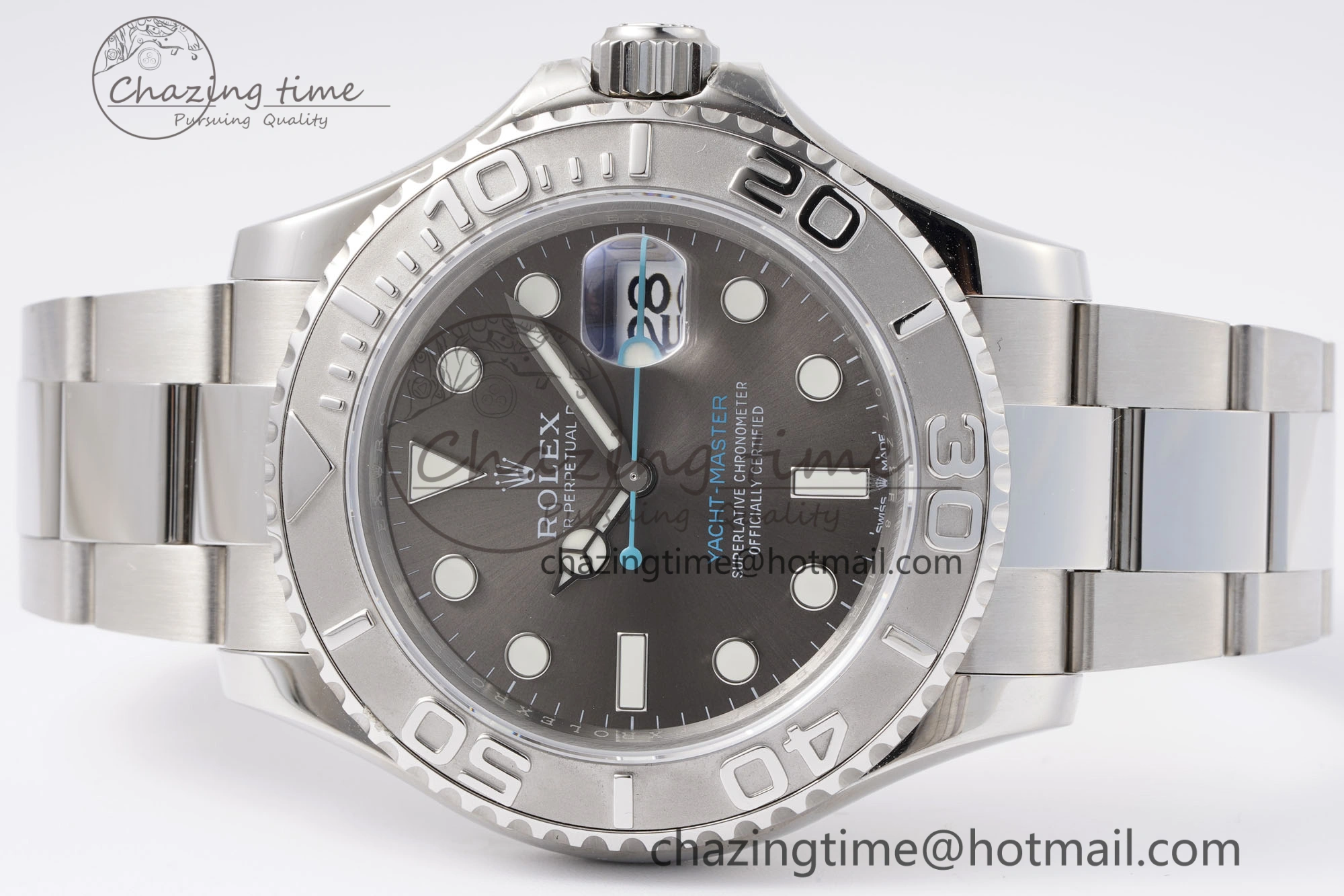Yacht-Master 126622 SS APSF Best Edition Gray Dial on SS Bracelet A3235