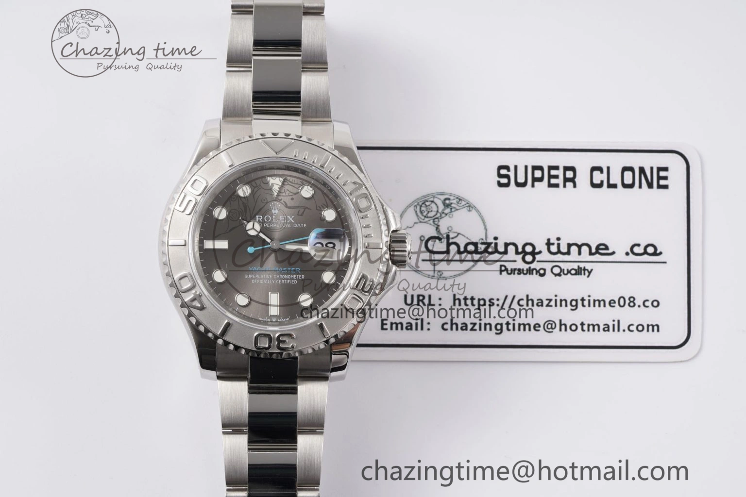Yacht-Master 126622 SS APSF Best Edition Gray Dial on SS Bracelet A3235